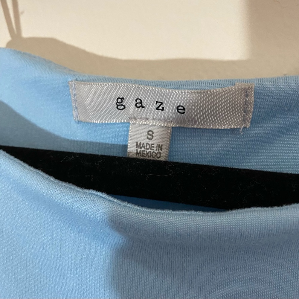 Blue Satin Halter Top - Picture 6 of 6